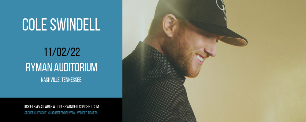 Cole Swindell at Cole Swindell Concerts