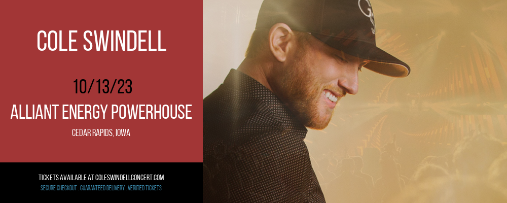 Cole Swindell at Alliant Energy PowerHouse at Alliant Energy PowerHouse