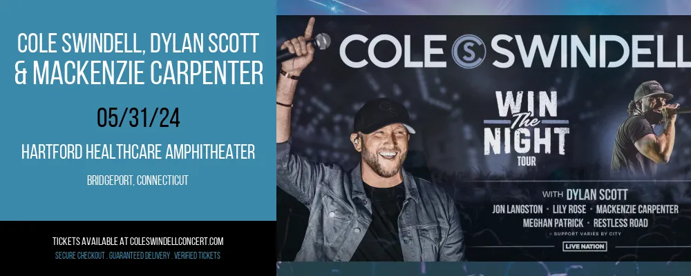 Cole Swindell at Hartford HealthCare Amphitheater