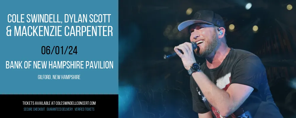 Cole Swindell at Bank of New Hampshire Pavilion